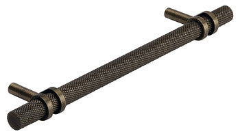 Double ring knurled pull handle