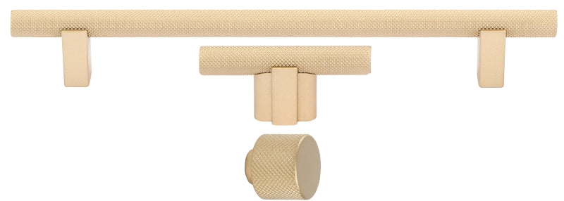 "Rivet" Knurled "T" bar knob