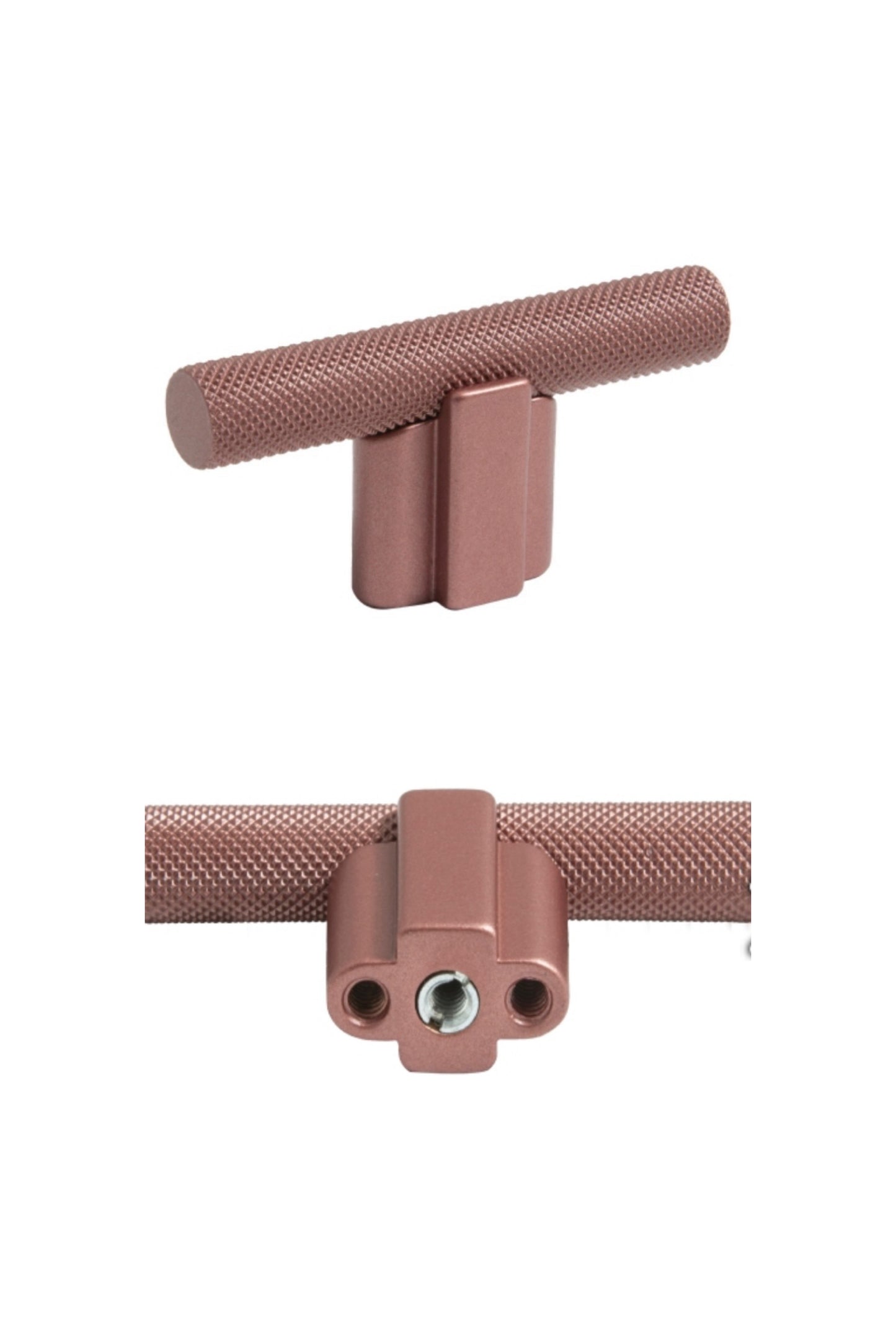 "Rivet" Knurled "T" bar knob