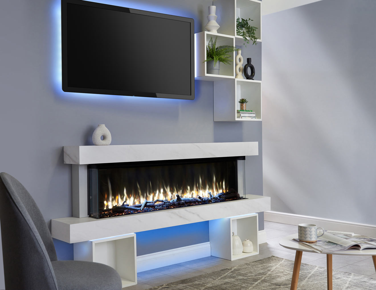 i-Range Slimline Electric Fire
